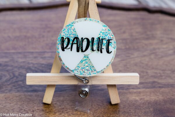 RAD Life Badge Reel | Glow in the Dark| Retractable Badge Reel | Interchangeable Badge Reel