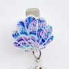 Shell badge reel, Mermaid badge reel, Retractable Acrylic Badge Reel, Nurse Gift, Teacher badge reel