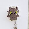 Cute Dragon Badge Reel, Pediatric Nurse Badge Reel, Pediatrician Badge, Teacher ID Holder