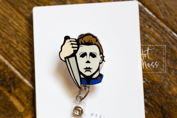 Horror Badge Reel, Halloween Badge Reel,  Halloween Badge ID