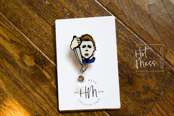 Horror Badge Reel, Halloween Badge Reel,  Halloween Badge ID