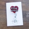 Social Worker Heart Funny Badge Reel, social worker badge, ID holder, Retractable Acrylic Badge Reel, Heart Badge reel