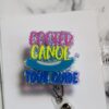 Cooter Canoe Tour Guide Funny Badge Reel, RN ID Holder, Retractable Acrylic Badge Reel, Nurse Gift, Night Shift, Paramedic gift