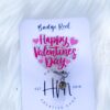 Happy Valentines Day Badge Reel, Love, Nurse Badge Reel, Retractable ID Holder, Interchangeable, Glitter Badge Reel