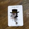 Plague Doctor Funny Badge Reel, RN ID Holder, Retractable Acrylic Badge Reel, Nurse Gift, Night Shift, Office Badge Reel