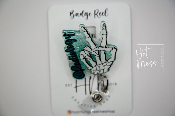 il_fullxfull.3728483720_lwdb Radiology Funny Bones Badge Reel, Rad Life ID Holder, Retractable ID Holder