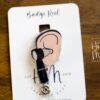 il_fullxfull.3764512435_owql ENT Badge Reel, Otoscope Badge Holder, Audiologist id Holder, Retractable Acrylic Badge Reel, Doctors Office gift