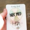 NUC Med Badge Reel, Nuclear Medicine ID Holder, nuc med tech, Interchangeable Badge Reel