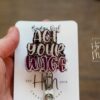 il_fullxfull.3792872360_b03z Act your Wage Funny Badge Reel, Funny Badge Holder, HR Badge Reel, office humor