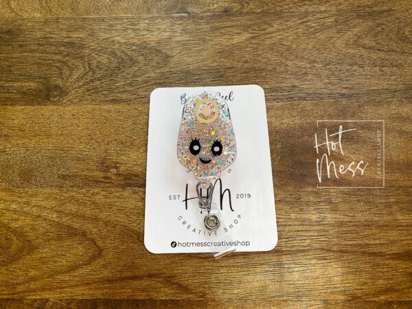 Stoma Bag Badge Reel, Ostomy Bag pin, colostomy bag Badge ID