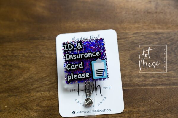 Hospital Admin Badge Reel, Registrar Badge Reel, Funny Badge Reel, Retractable Badge Reel, Interchangeable, administrator Stocking Stuffer