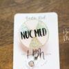 NUC Med Badge Reel, Nuclear Medicine ID Holder, nuc med tech, Interchangeable Badge Reel