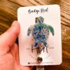 Sea Turtle Badge Reel, Summer ID holder, Retractable Badge Reel, Teacher ID Holder, Nurse Badge Reel