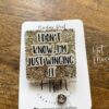 I Don't Know! I'm just Winging It Funny Gold Glitter Badge Reel, RN ID Holder,  Nurse Gift, Night Shift, Paramedic gift, Office Worker