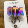 OTA Badge Reel, OTA ID Holder, Occupational Therapy Assistant, Retractable Acrylic Badge Reel, Nurse Gift