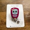 Glucose Meter Badge Reel, Cute Badge Reel, Diabetes Pin, Retractable Badge Reel, Interchangeable Badge Reel