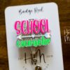 School Counselor Badge Reel, Counselor gift, school psychologist pin, Counselor lanyard, counselor gift