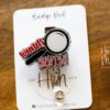 Sounds Suspish Funny Magnifying Glass Badge Reel | True Crime ID Holder | Forensics Accessory