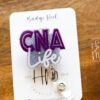 CNA Life Badge Reel, Certified Nursing Assistant Retractable ID, CNA Gift, Medical Badge reel, Nurse Accessory