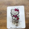 Summer Kitty Badge Reel, Summer ID holder, Retractable Badge Reel, Teacher ID Holder, Nurse Badge Reel