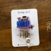 Travel Nurse Badge Holder, Funny Badge Reel, RN ID Holder, Retractable Acrylic Badge Reel, Nurse Gift, Night Shift, Office Badge Reel