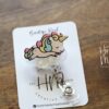 Sleeping Unicorn Badge Reel, Teacher Lanyard, Cute ID Holder, Sleep Study ID Holder