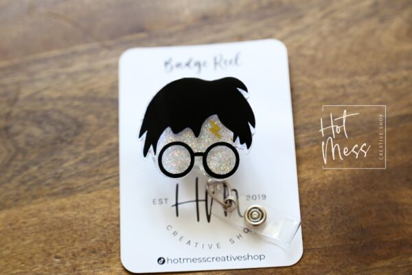 Boy Wizard Badge Reel, Pediatric Nurse Badge Reel, Pediatrician Badge, Teacher ID Holder