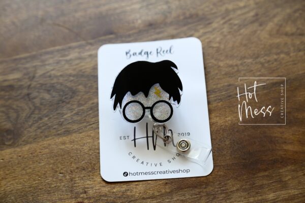 Boy Wizard Badge Reel, Pediatric Nurse Badge Reel, Pediatrician Badge, Teacher ID Holder