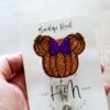 Mouse Pumpkin Badge Reel, Fall Badge Reel, Thanksgiving Badge Reel, Halloween Badge Reel, Autumn Badge Reel