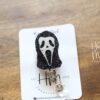 Screaming Guy Badge Reel, Halloween Badge Reel,  Halloween ID Holder, Interchangeable badge reel
