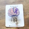 Epilepsy Awareness Badge Reel, Neurology badge ID, Retractable ID, Lanyard Badge Holder Badge Reel, epilepsy warrior pin