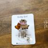 Interchangeable Animal Farm Badge Reel: Brown Chicken & Cow ID Holder for Teachers, Nurses, 4H