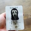 Screaming Guy Badge Reel, Halloween Badge Reel,  Halloween ID Holder, Interchangeable badge reel