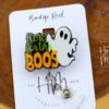 Halloween Badge Reel, Here for the Boos badge reel, Halloween ID Holder, Interchangeable badge reel