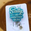 il_fullxfull.4096032156_6lbw Salty like Hypertonic Saline Funny Badge Reel, RN ID Holder, Retractable Acrylic Badge Reel, Nurse Gift, Night Shift