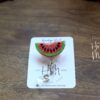 Watermelon Badge Reel, Cute Glitter Badge Reel, Retractable Badge Reel, Interchangeable Badge Reel