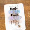 Kinda Holy, Kinda Hood Funny Badge Reel, RN ID Holder, Retractable Acrylic Badge Reel, Nurse Gift, Night Shift, Audacity