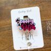 Spooky Bitch Badge Reel, Halloween Badge Reel,  Halloween ID Holder, Interchangeable badge reel