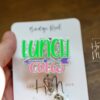 Lunch Crew Badge Reel,  Back to school ID Holder, Interchangeable Badge Reel, Lunch Lady gift