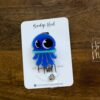 Jellyfish Badge Reel, RN ID Holder, Retractable Acrylic Badge Reel, Interchangeable Badge Reel