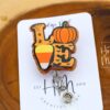 Halloween Badge Reel, Love Halloween badge reel, Halloween ID Holder, Interchangeable badge reel