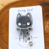Cute Bat Badge Reel, Halloween Badge Reel,  Halloween ID Holder, Interchangeable badge reel