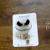 il_fullxfull.4145755434_rkca Jack Face Funny Halloween Badge Reel, Retractable Badge Reel, Interchangeable Badge Reel, Nightmare Badge Reel