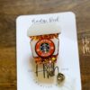 il_fullxfull.4145767590_6pt4 Pumpkin Spice Funny Orange Glitter Badge Reel, Fall badge reel, pumpkin badge reel, Retractable Badge Reel, Interchangeable Badge Reel