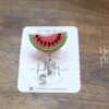 Watermelon Badge Reel, Cute Glitter Badge Reel, Retractable Badge Reel, Interchangeable Badge Reel