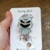 Boogie Guy Badge Reel, Halloween Badge Reel, Halloween ID Holder, Interchangeable badge reel