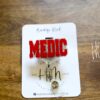 Medic Funny Red Badge Reel, Big Red Letters, Retractable Badge Reel, Interchangeable Badge Reel, medic badge reel, badge holder