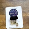I Put A Spell On You Crystal Ball Funny Badge Reel, Halloween Badge Holder, Retractable Badge Reel, Interchangeable Badge Reel, crystal ball