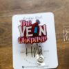il_fullxfull.4204437714_ddne Vein Whisperer Glitter Badge Reel, Nurse ID Holder, Funny Badge Reel, PBT ID Holder