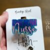 il_fullxfull.4204877440_8ojt Derm Nurse Badge Reel, Skin Badge Reel, Name Tag Holder, dermatology nurse